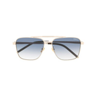 Mulberry Óculos de sol aviador quadrado Clifton - Dourado