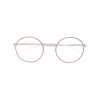 Mykita Armação de óculos arredondada - Vermelho