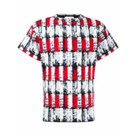 Namacheko Camiseta decote careca com estampa abstrata - Vermelho