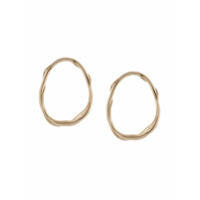 Natalie Marie 9kt yellow gold Dali earrings - Dourado
