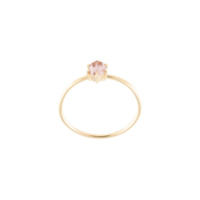 Natalie Marie Tiny Rose Cut Ring with Peach Zircon - Dourado