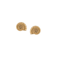 Natalie Perry Par de brincos Ammonite - Dourado