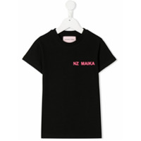 Natasha Zinko Kids Camiseta NZ Maika com estampa - Preto