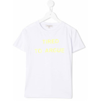 Natasha Zinko Kids Camiseta Tried to Argue - Branco