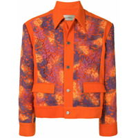 Necessity Sense Jaqueta Nicholas com estampa - Laranja