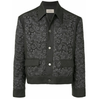 Necessity Sense Jaqueta Nicholas com recorte de renda - Preto