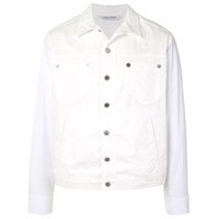 Neil Barrett button-up denim jacket - Branco