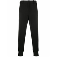 Neil Barrett Calça cenoura com elástico no tornozelo - Preto