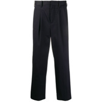 Neil Barrett Calça de alfaiataria cropped - Azul