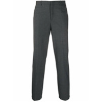 Neil Barrett Calça de alfaiataria cropped cintura média - Cinza