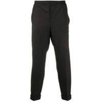 Neil Barrett Calça de alfaiataria cropped - Preto
