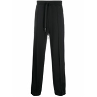 Neil Barrett Calça esportiva com ajuste no cós e listras - Preto