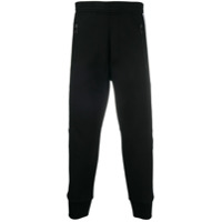 Neil Barrett Calça esportiva com patch de logo bordado - Preto