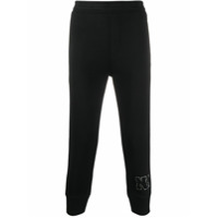 Neil Barrett Calça esportiva com patch de logo - Preto