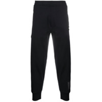 Neil Barrett Calça esportiva com recorte canelado - Preto