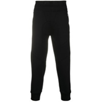 Neil Barrett Calça esportiva com recorte canelado - Preto