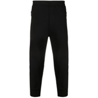Neil Barrett Calça esportiva com recorte de listras - Preto