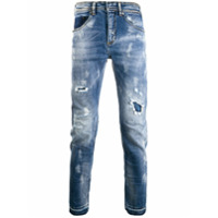 Neil Barrett Calça jeans skinny com efeito de lavagem - Azul