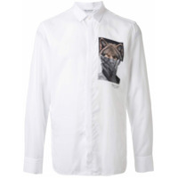 Neil Barrett Camisa com estampa fotográfica - Branco