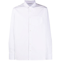 Neil Barrett Camisa mangas longas com logo - Branco