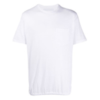 Neil Barrett Camiseta com acabamento elástico - Branco