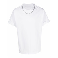 Neil Barrett Camiseta com detalhe de colar - Branco