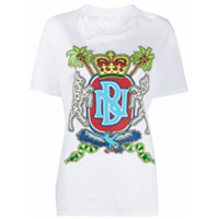 Neil Barrett Camiseta com estampa de emblema - Branco