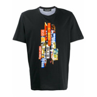 Neil Barrett Camiseta com estampa 'Shinjuku-Soho' - Preto