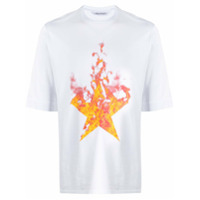 Neil Barrett Firestars slim-fit T-shirt - Branco