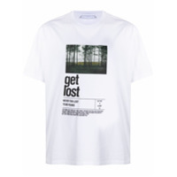 Neil Barrett Get Lost print T-shirt - Branco