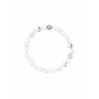 Nialaya Jewelry faceted bead bracelet - Branco
