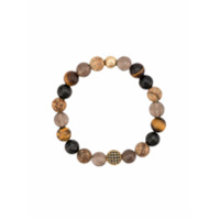 Nialaya Jewelry multi-stone bracelet - Marrom