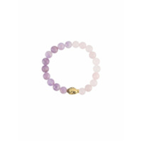 Nialaya Jewelry Pulseira com ametista e quartzo - Rosa