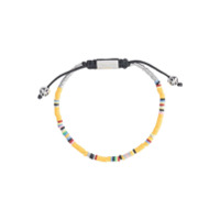 Nialaya Jewelry Pulseira com aplicações de contas - Amarelo