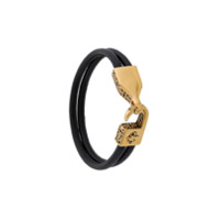 Nialaya Jewelry Pulseira com fechamento por gancho - Preto