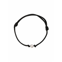 Nialaya Jewelry Pulseira com pingente de vinil - Preto