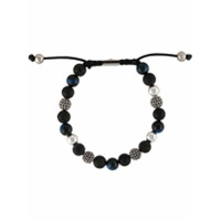 Nialaya Jewelry Pulseira texturizada - Preto