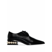 Nicholas Kirkwood Brogue Casati envernizado - Preto