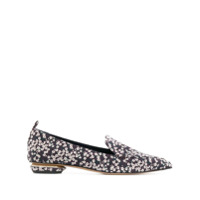 Nicholas Kirkwood Mocassim Beya com estampa floral - Azul