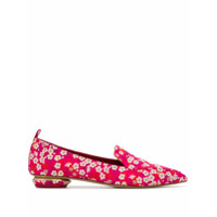 Nicholas Kirkwood Mocassim Beya com estampa floral - Rosa