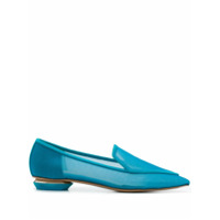 Nicholas Kirkwood Mocassim Beya com mesh e salto 18mm - Azul