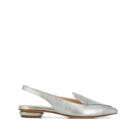 Nicholas Kirkwood Slipper com bico fino - Prateado