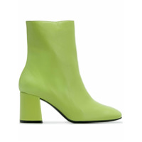 Nicole Saldaña Ankle boot com salto bloco - Verde