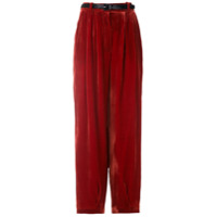 Nk Calça Aquarius Sasha em veludo - Vermelho