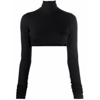 No Ka' Oi Blusa Quantum com ondas diagonais - Preto