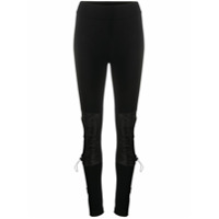 No Ka' Oi Calça Equinox com ajuste por cordão e recorte vazado - Preto