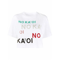 No Ka' Oi Camiseta com estampa de logo - Branco