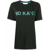 No Ka' Oi Camiseta com estampa de logo com brilho - Preto