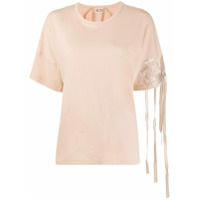 Nº21 Camiseta com detalhe de fita - Neutro