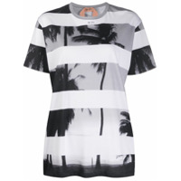 Nº21 Camiseta com estampa de palmeira - Branco